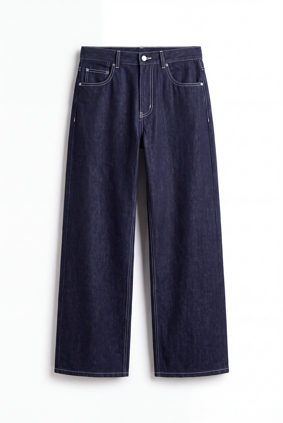 men's contrast stitch jeans