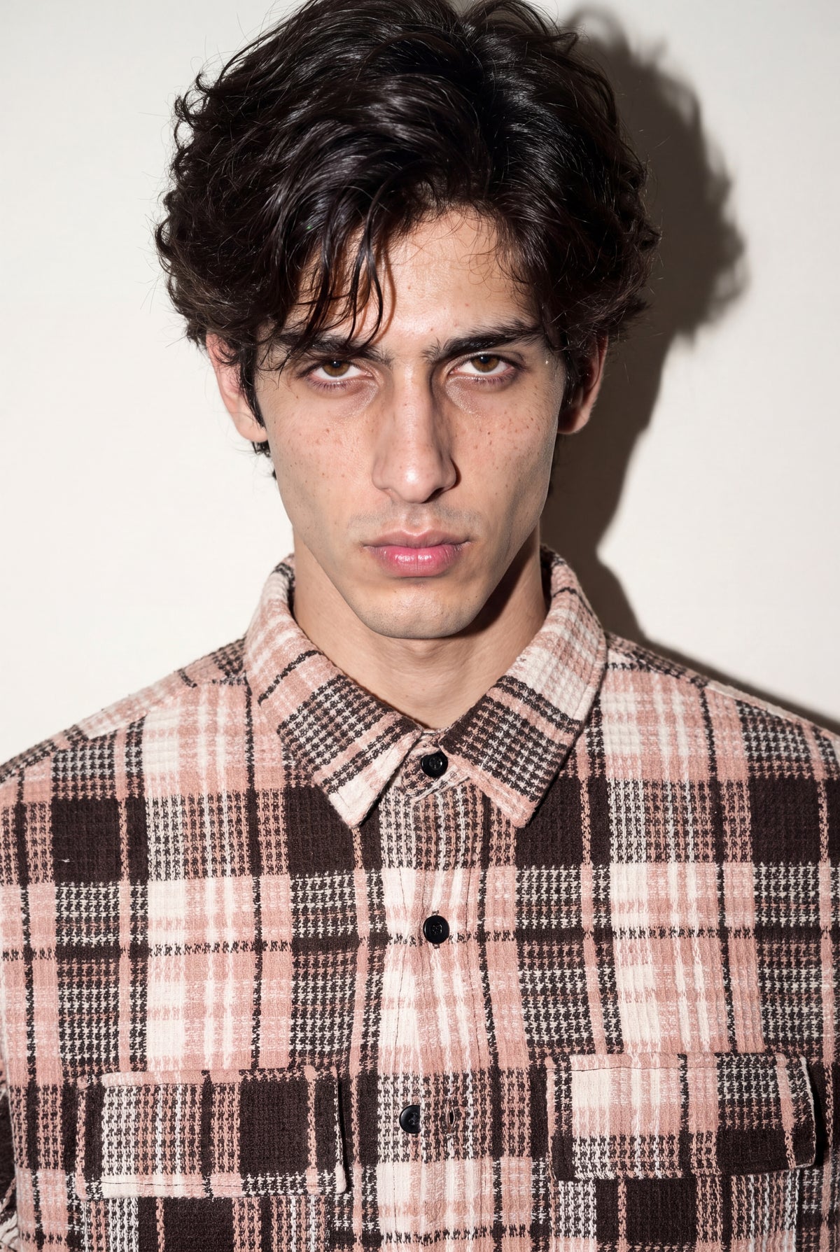 Men's Over-Size Plaid Shirt